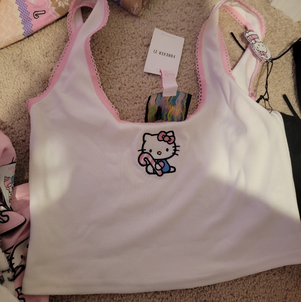 Hello kitty forever 21 christmas tank top